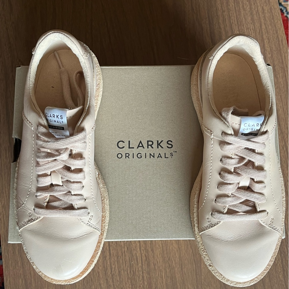 Dusty pink sneakers. Barely worn